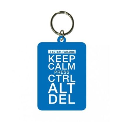 Keep Calm Press CTRL ALT DEL sleutelhanger
