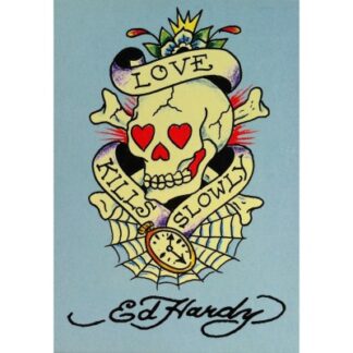 Ed Hardy – love kills blue kaart