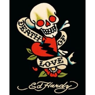 Ed Hardy - death of love grote kaart