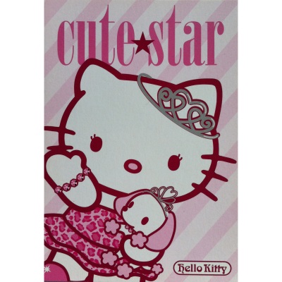Hello Kitty - cute star kaart