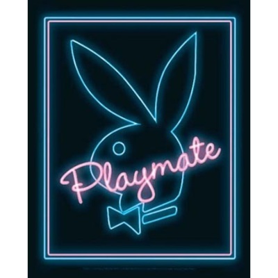 Playboy - playmate neon grote kaart