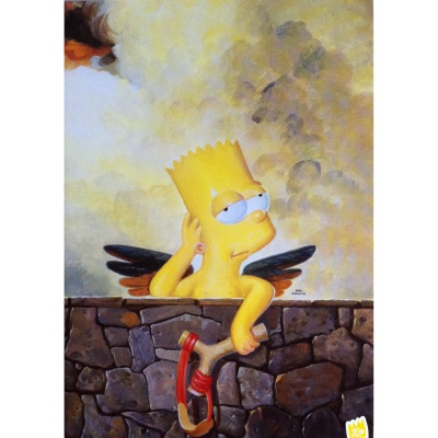 The Simpsons - bart raphael kaart
