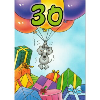 Verjaardagskaart 30 - muis