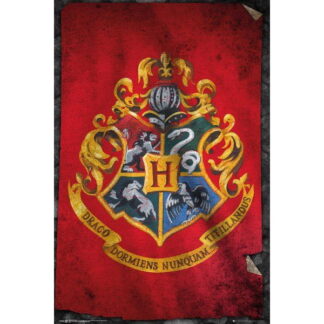 Harry Potter Hogwarts Flag poster