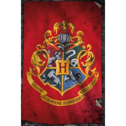 Harry Potter Hogwarts Flag poster