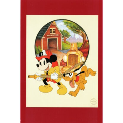 Mickey en Pluto - American Heroes kaart
