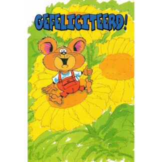 Verjaardagskaart Gefeliciteerd!