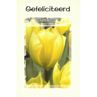 Verjaardagskaart Gefeliciteerd